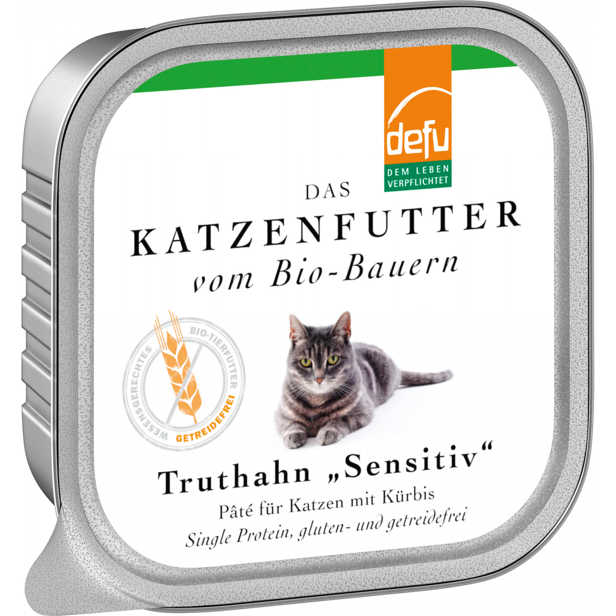 Bio Katzen-Alleinfutter Paté Truthahn 100g