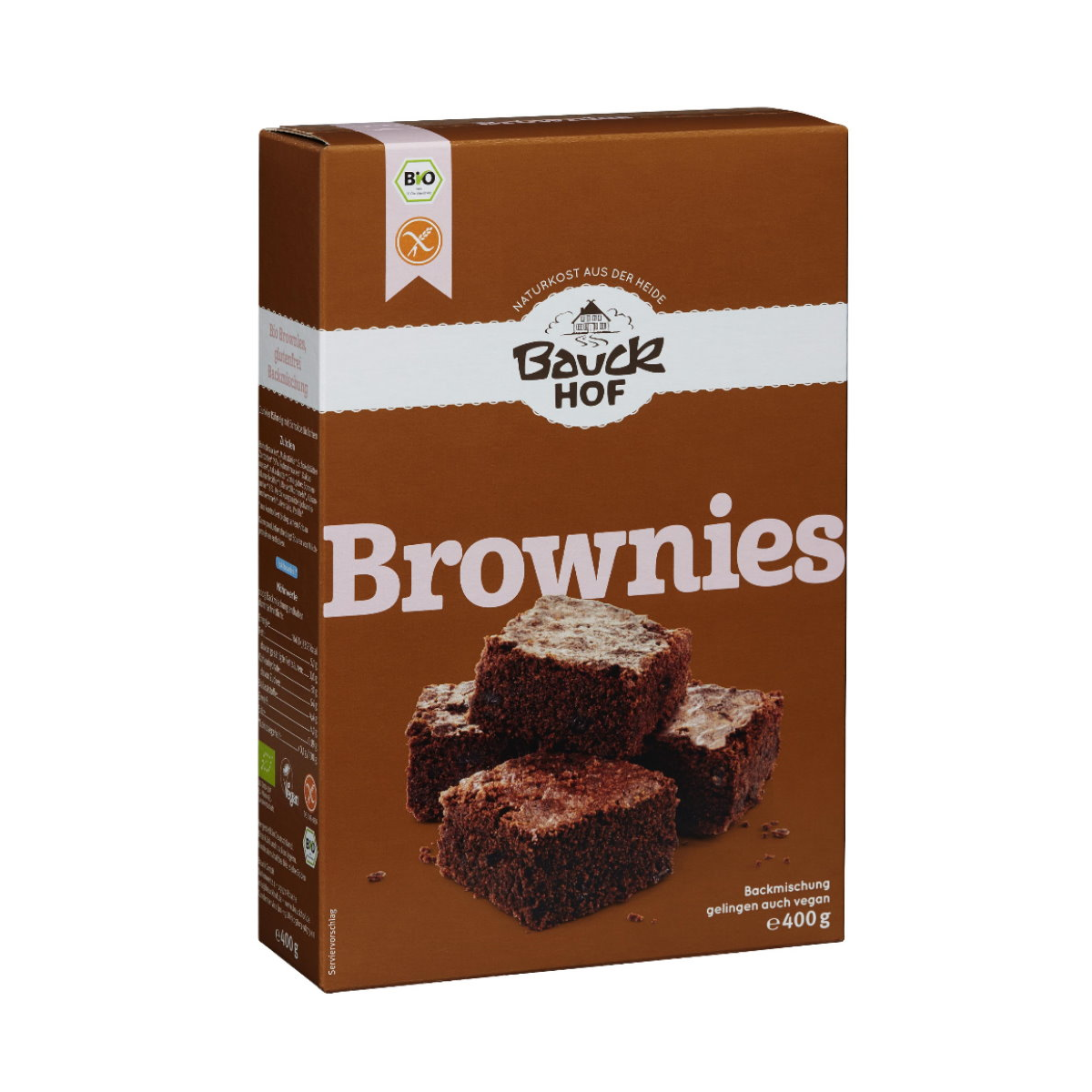 Bio Brownies Bauck glutenfrei