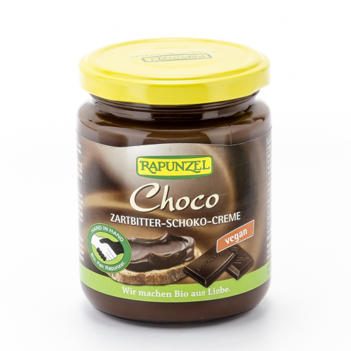 Choco Zartbitter-Schoko-Creme Schokoaufstrich ohne Zusatz von Nüssen und Milch