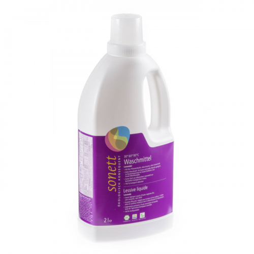 Waschmittel flüssig 30° - 95°C Lavendel Flasche 2 l/PET Einweg - Sonett