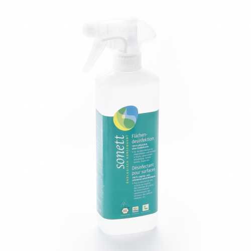 Flächendesinfektion, Spray Flasche 500 ml/Plastik Einweg - Sonett