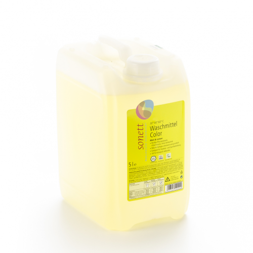 Waschmittel Color 30° 40° 60°C Mint Lemon flüssig Bidon 5 l - Sonett