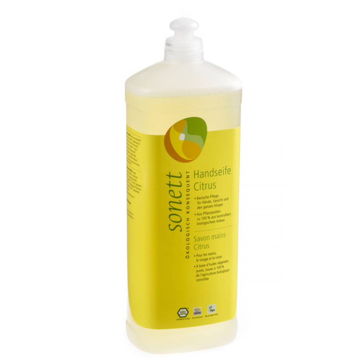 Handseife Citrus, Nachfüllflasche Flasche 1 l/Plastik Einweg - Sonett