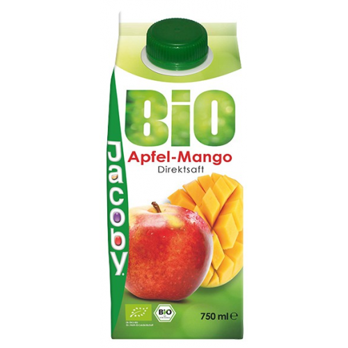 Jacoby Bio Apfel Mango Saft 0.75l MHD 18.02.23