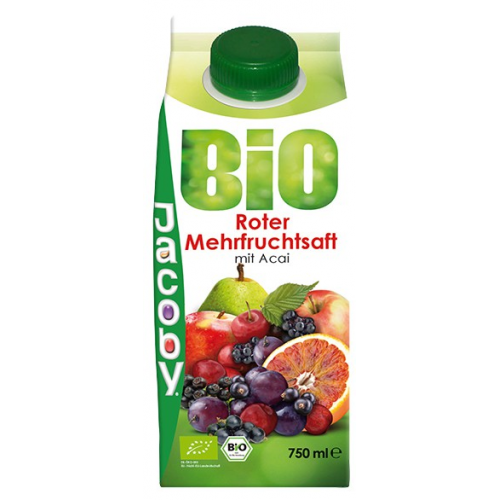 Jacoby Roter Mehrfrucht Saft 0.75l