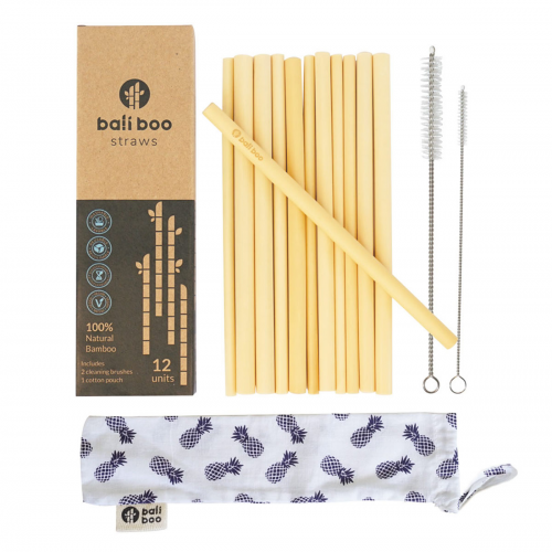 Bambus-Trinkhalme Set BaliBoo 12 Stk