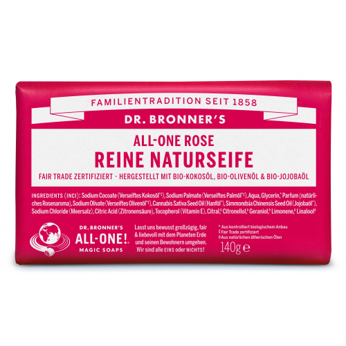 Dr. Bronner Seife Rose