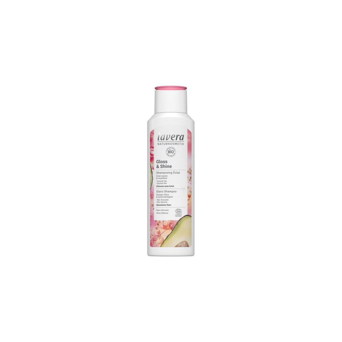 Shampoo Glanz & Schwung Flasche 250 ml/Plastik Einweg - Lavera