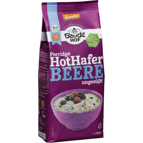 Bio Hot Hafer Beere Bauck glutenfrei