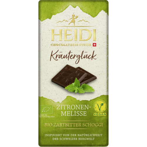 Heidi Bio Zartbitterschokolade Zitronenmelisse