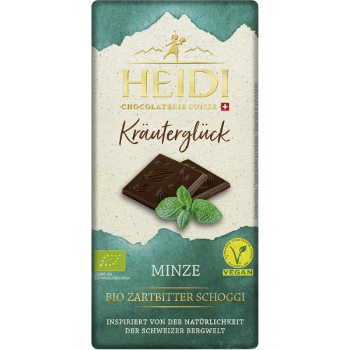 Heidi Bio Zartbitterschokolade Minze