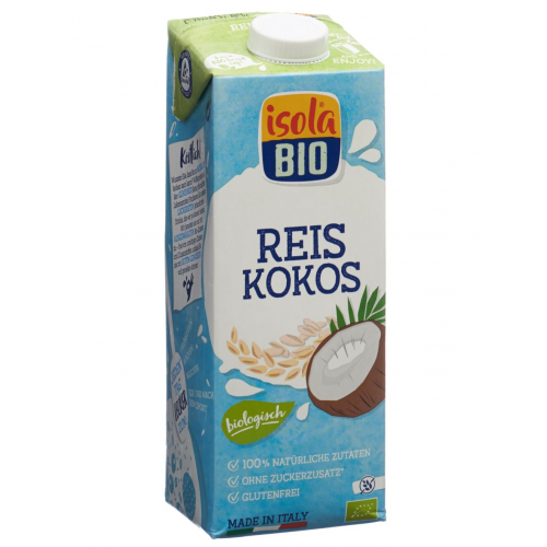 Kokos-Reis Drink Caprice Tetrapak 1 l - Isola Bio