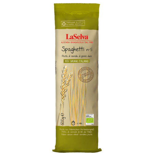 Bio Spaghetti Hartweizen LaSelva 500g