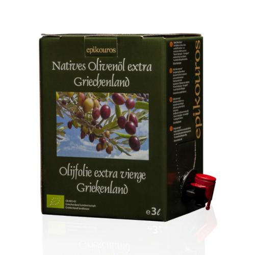 Bio Olivenöl extra nativ Griechenland Box