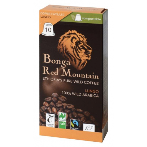 Kaffee Kapseln Lungo Bonga Red Mountain 