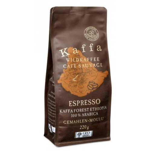 Wildkaffee Kaffa Espresso gemahlen