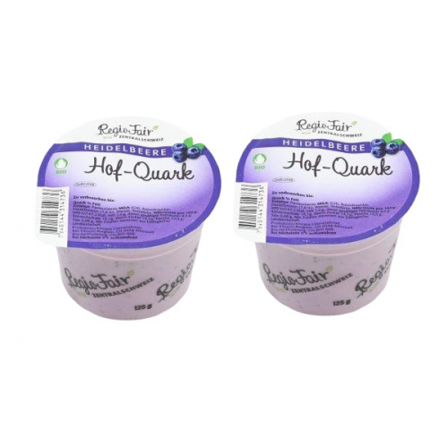 Quark Heidelbeere Knospe 125g DUO laktosefrei