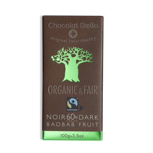 Dunkle Schokolade mit Baobab 60% Kakao BIO