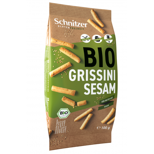 Bio Grissini mit Sesam glutenfrei