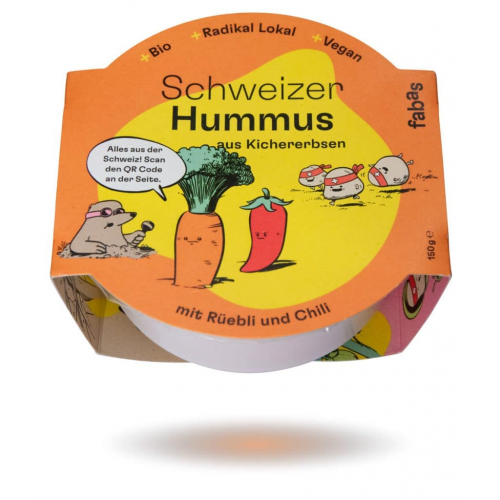 Hummus mit Rüebli & Chili