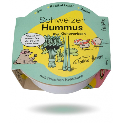 Bio Schweizer Hummus mit frischen Kräuter