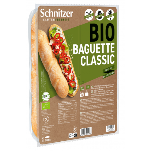 Bio Baguette classic 2 STK glutenfrei
