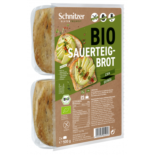 Bio Sauerteigbrot mit Chia & Quinoa glutenfrei