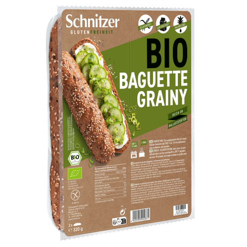 Bio Baguette Grainy 2 STK glutenfrei