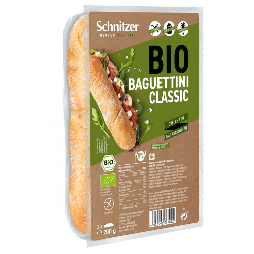 Bio Baguettini Bianco 2 STK glutenfrei